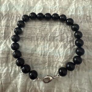Tiffany & Co. Black Beaded Bracelet